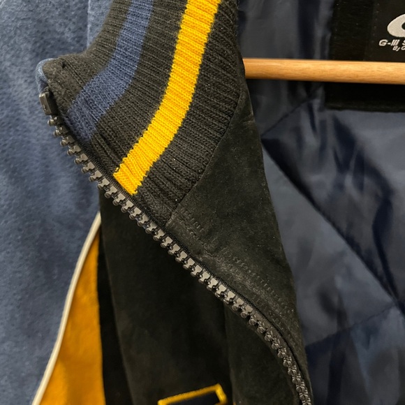 Buffalo Sabres Vintage Suede Jacket Rare Mint Condition Official NHL Licensed - Picture 7 of 9